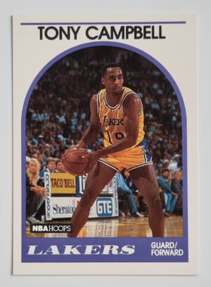 1989-90 Hoops #19 Tony Campbell RC
