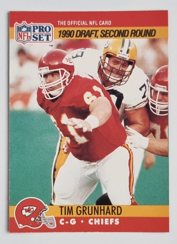 1990 Pro Set #709 Tim Grunhard RC