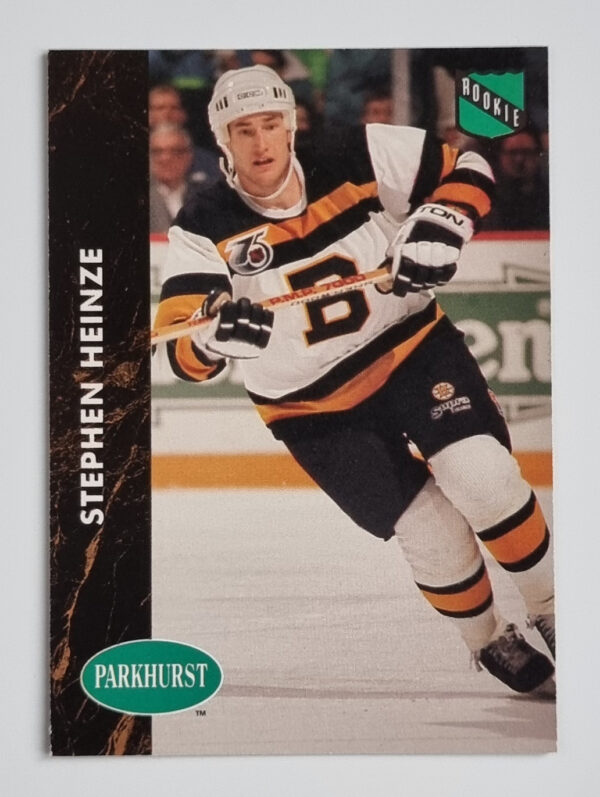 1991-92 Parkhurst #232 Stephen Heinze RC