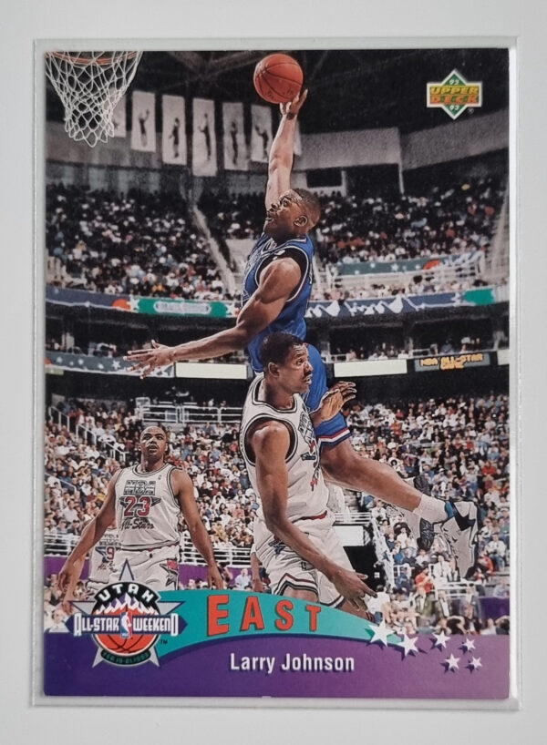 1992-93 Upper Deck International French #3 Larry Johnson AS