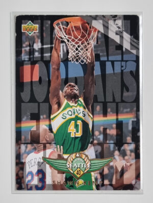 1993-94 Upper Deck International French #186 Shawn Kemp FT