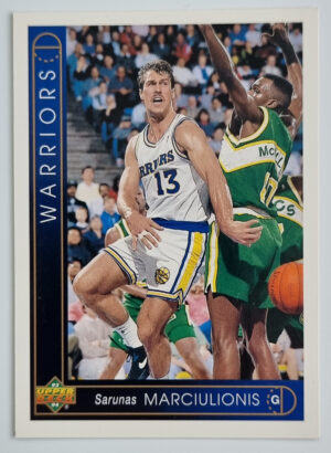 1993-94 Upper Deck International French #32 Sarunas Marciulionis