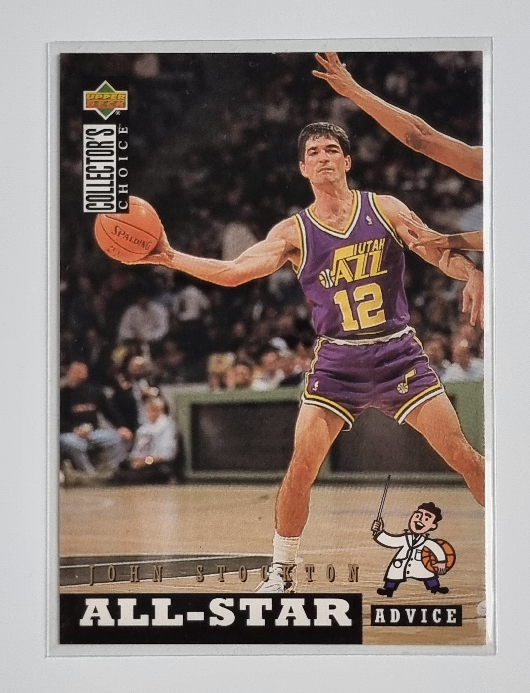 1994-95 Collector's Choice International French #196 John Stockton ASA