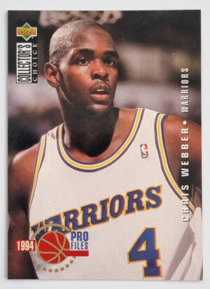 1994-95 Collector's Choice International French #200 Chris Webber PRO