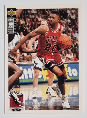 1994-95 Collector's Choice International French #37 Pete Myers