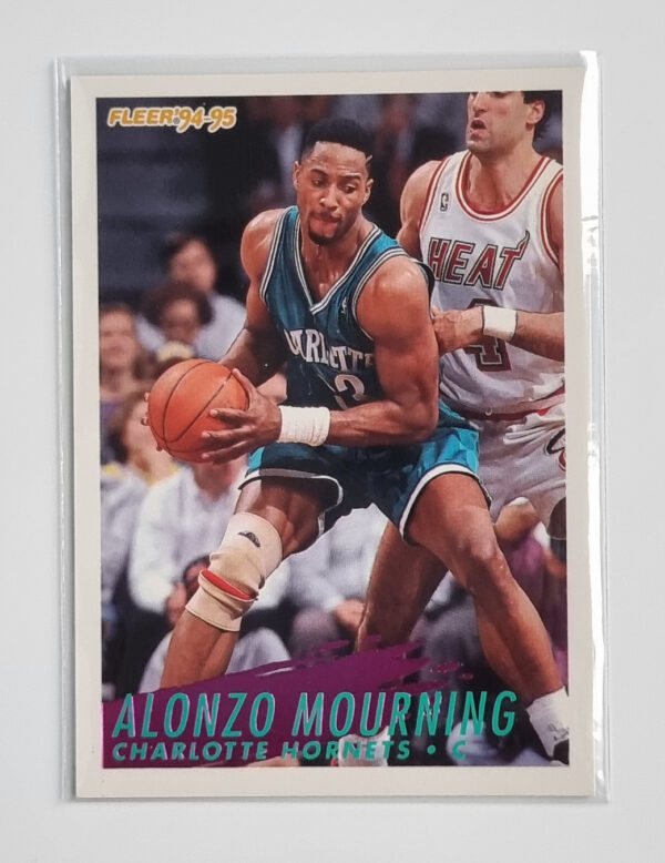 1994-95 Fleer European #27 Alonzo Mourning