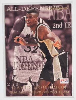 1994-95 Fleer European All-Defensive #4 Charles Oakley/David Robinson