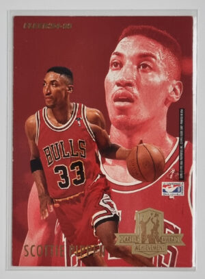 1994-95 Fleer European Career Achievement Awards #2 Hakeem Olajuwon/Scottie Pippen