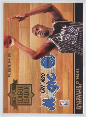 1994-95 Fleer European League Leaders #3 Shaquille O'Neal/David Robinson