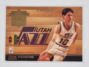 1994-95 Fleer European League Leaders #4 John Stockton/Nate McMillan