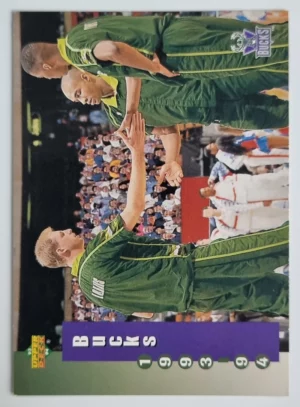 1994 Upper Deck French McDonald's Team #15 Milwaukee Bucks/Group