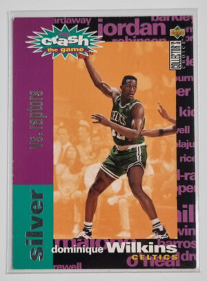 1995-96 Collector's Choice International French Crash the Game #C18 Dominique Wilkins
