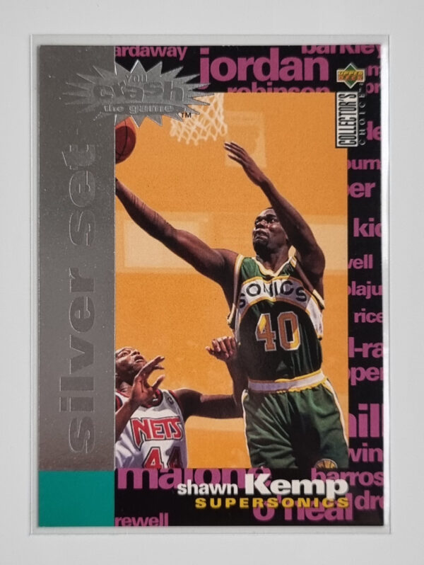 1995-96 Collector's Choice Crash the Game Scoring Silver Redemption #C21 Shawn Kemp