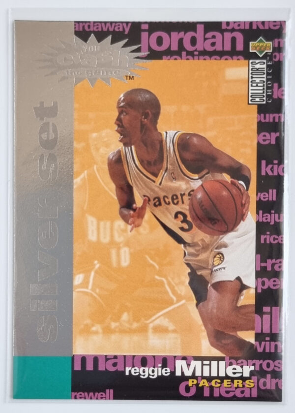 1995-96 Collector's Choice Crash the Game Scoring Silver Redemption #C24 Reggie Miller