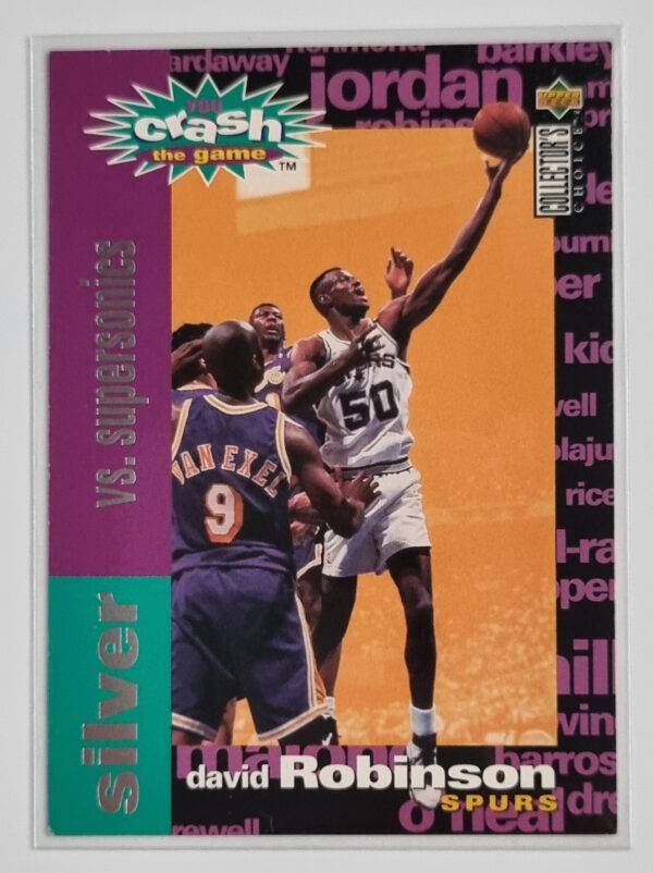 1995-96 Collector's Choice International French Crash the Game #C20 David Robinson