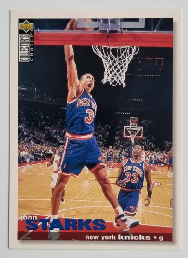 1995-96 Collector's Choice International French I #106 John Starks