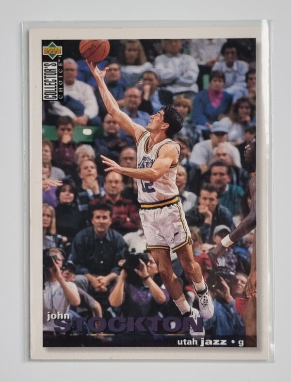 1995-96 Collector's Choice International French I #156 John Stockton