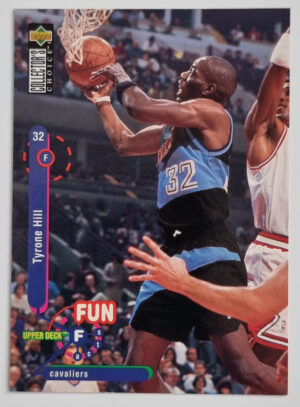 1995-96 Collector's Choice International French I #170 Tyrone Hill FF