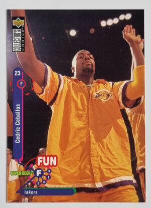 1995-96 Collector's Choice International French I #178 Cedric Ceballos FF