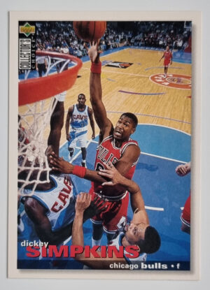 1995-96 Collector's Choice International French I #21 Dickey Simpkins