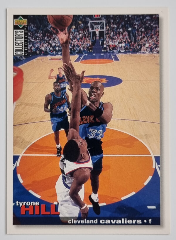 1995-96 Collector's Choice International French I #25 Tyrone Hill