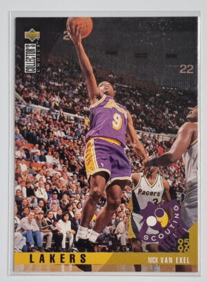 1995-96 Collector's Choice International French II #123 Nick Van Exel SR