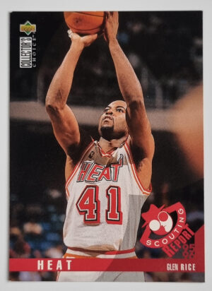 1995-96 Collector's Choice International French II #124 Glen Rice SR