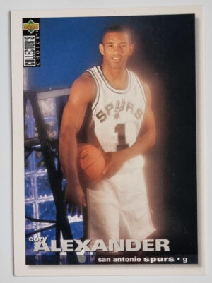 1995-96 Collector's Choice International French II #91 Cory Alexander