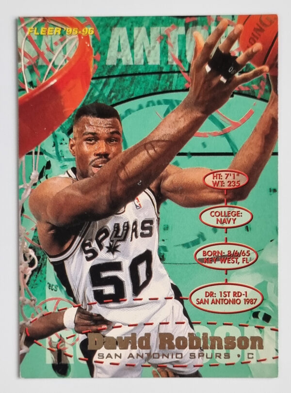 1995-96 Fleer European #173 David Robinson