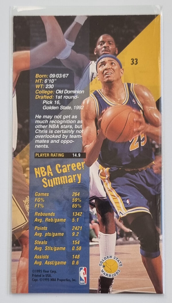 1995-96 Jam Session #33 Chris Gatling – Image 2