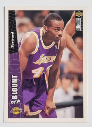 1996-97 Collector's Choice Los Angeles Lakers #LA1 Corie Blount