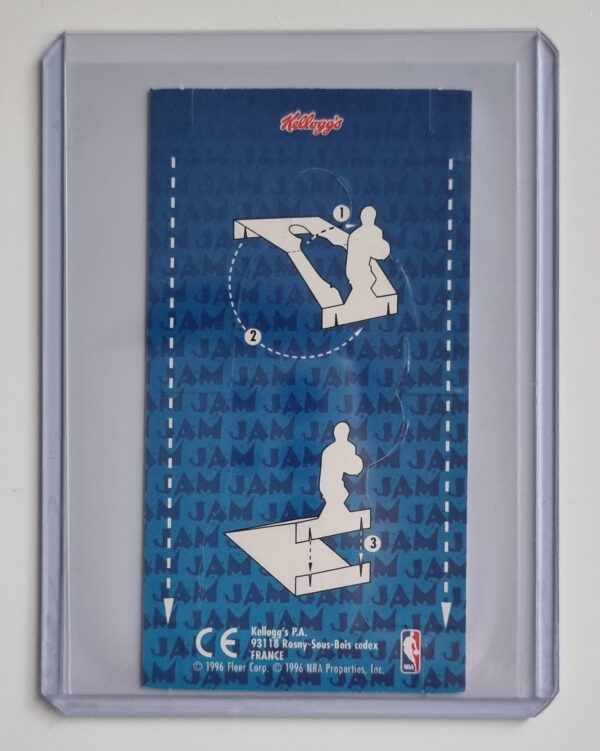 1996 Fleer French Kellogg's Frosties #22 Hakeem Olajuwon – Image 2