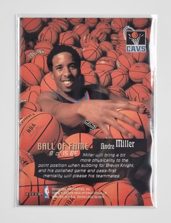 1999-00 Flair Showcase Ball of Fame #BF8 Andre Miller – Image 2