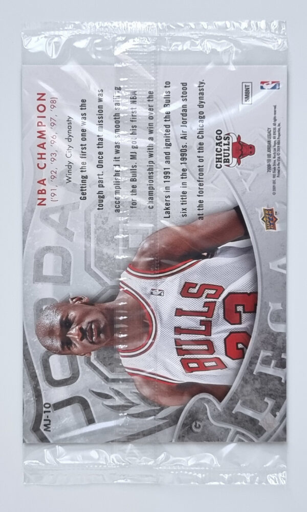2009-10 Upper Deck Michael Jordan Legacy Collection Oversized #MJ10 Michael Jordan – Image 2