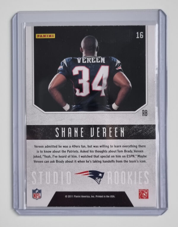 2011 Rookies and Stars Studio Rookies #16 Shane Vereen – Image 2