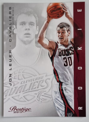 2012-13 Prestige #177 Jon Leuer RC