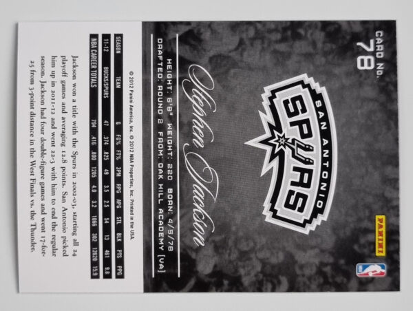 2012-13 Prestige #78 Stephen Jackson – Image 2