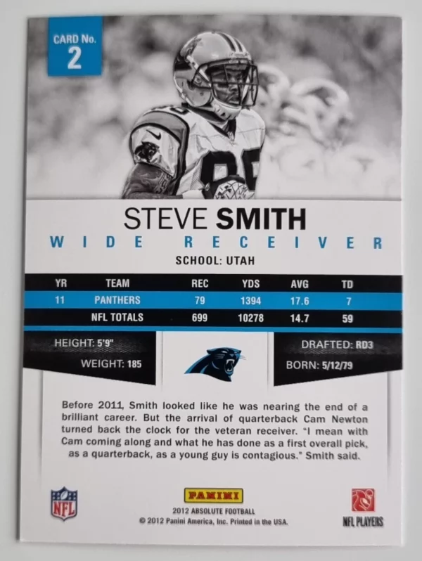 2012 Absolute Retail #2 Steve Smith – Image 2