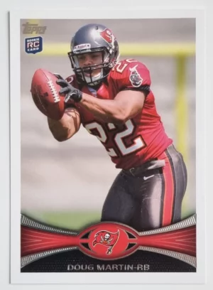 2012 Topps #204A Doug Martin RC/(catching pass)