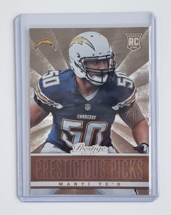 2013 Prestige Prestigious Picks Gold #31 Manti Te'o