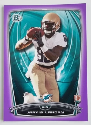 2014 Bowman Purple #R27 Jarvis Landry
