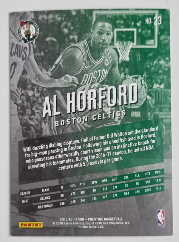 2017-18 Prestige #23 Al Horford – Image 2