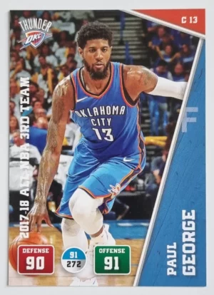 2018-19 Adrenalyn XL #C13 Paul George/17-'18 All-NBA 3rd Team