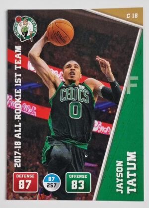 2018-19 Adrenalyn XL #C18 Jayson Tatum/17-'18 All-Rookie 1st Team