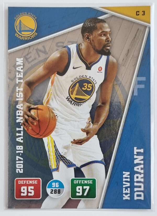 2018-19 Adrenalyn XL #C3 Kevin Durant/17-'18 All-NBA 1st Team