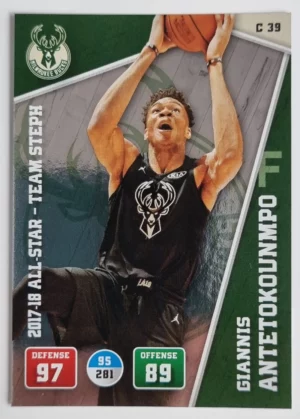 2018-19 Adrenalyn XL #C39 Giannis Antetokounmpo/17-'18 All-Star