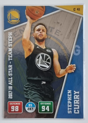 2018-19 Adrenalyn XL #C41 Stephen Curry/17-'18 All-Star