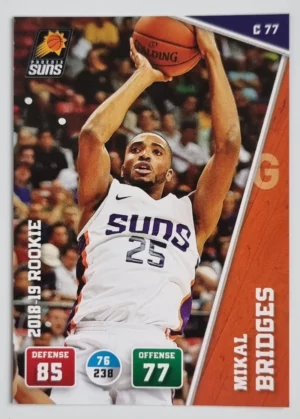 2018-19 Adrenalyn XL #C77 Mikal Bridges/'18-19 Rookies