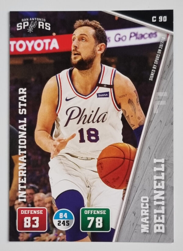 2018-19 Adrenalyn XL #C90 Marco Belinelli/INTL