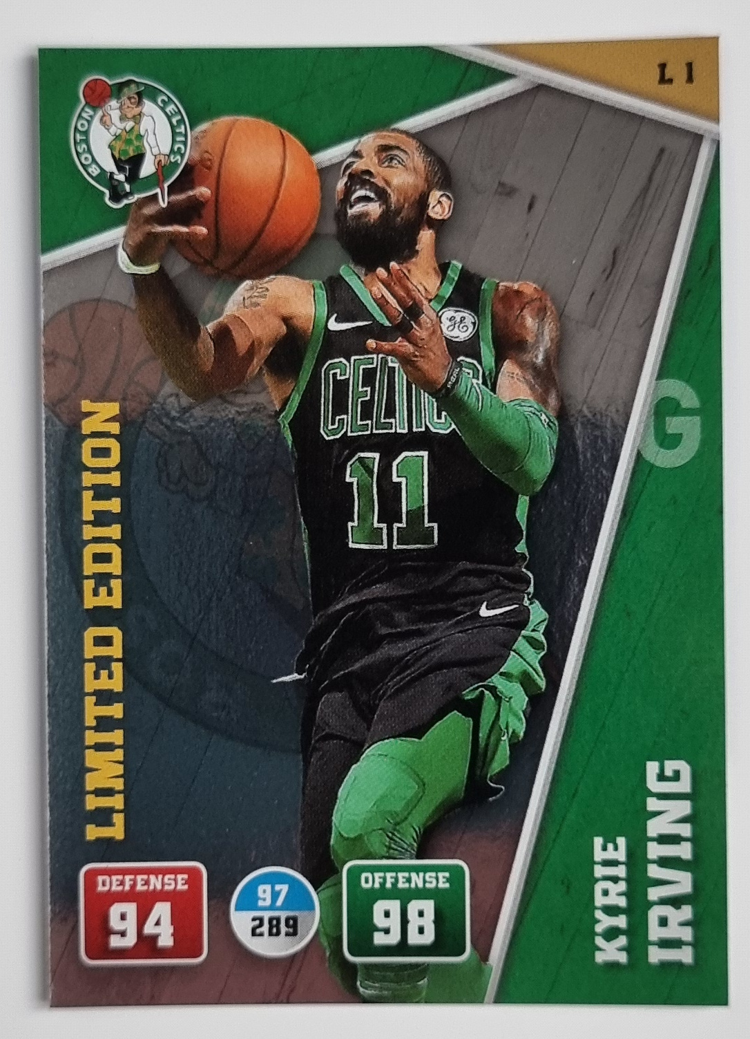 2018-19 Adrenalyn XL Limited Edition #L1 Kyrie Irving